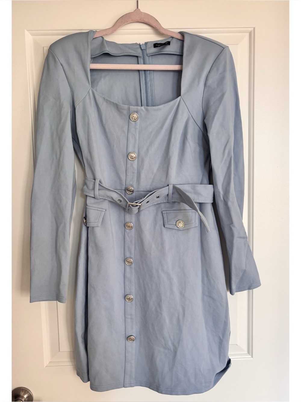 Karen Millen Belted Button Dress